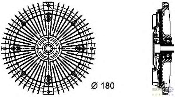 Сцепление, вентилятор радиатора