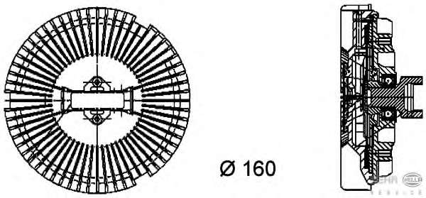 Сцепление, вентилятор радиатора