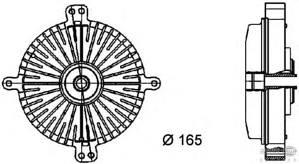 Сцепление, вентилятор радиатора