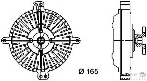 Сцепление, вентилятор радиатора