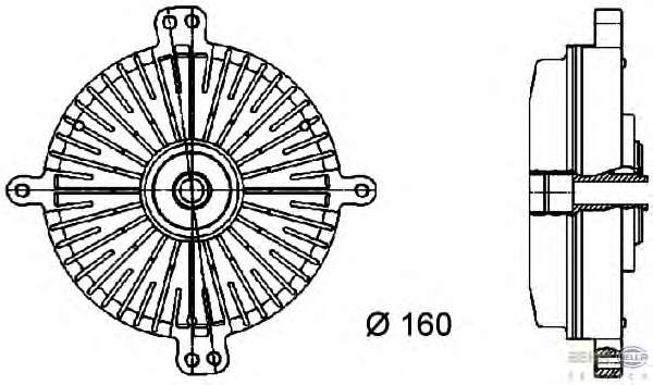 Сцепление, вентилятор радиатора