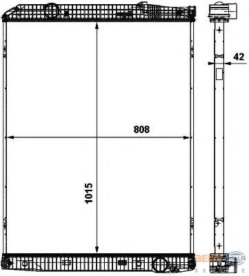 Радиатор, охлаждение двигателя