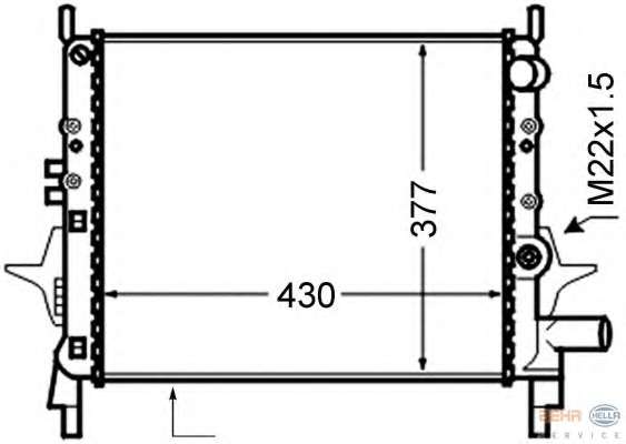 Радиатор, охлаждение двигателя