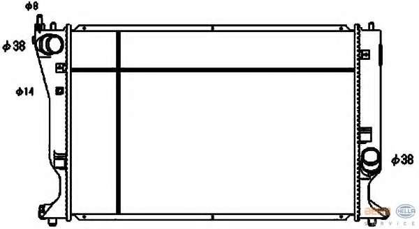 Радиатор, охлаждение двигателя