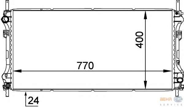 Радиатор, охлаждение двигателя