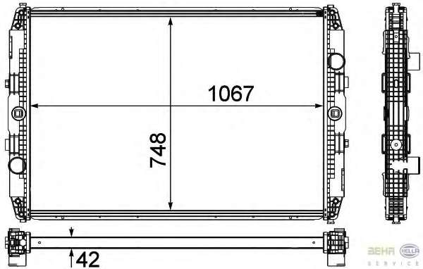 Радиатор, охлаждение двигателя