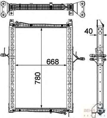 Радиатор, охлаждение двигателя