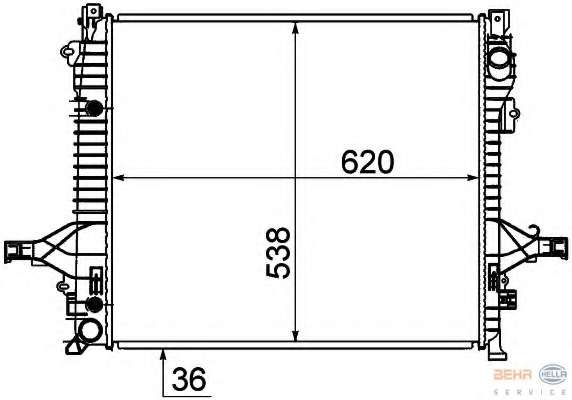 Радиатор, охлаждение двигателя