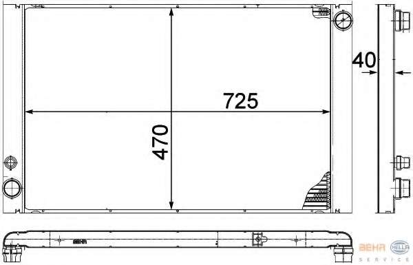 Радиатор, охлаждение двигателя