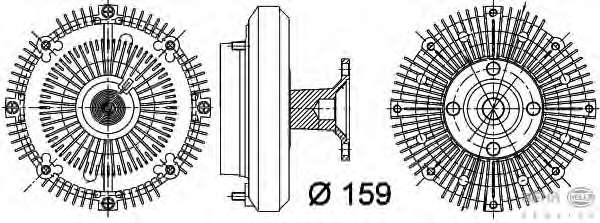 Сцепление, вентилятор радиатора