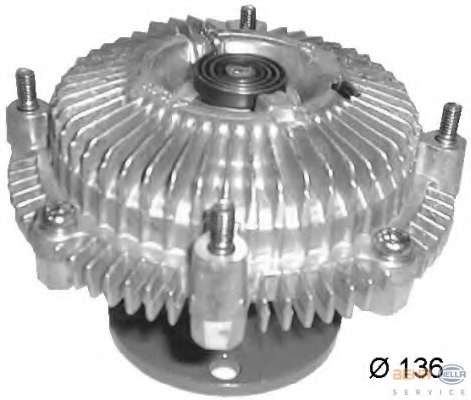 Сцепление, вентилятор радиатора