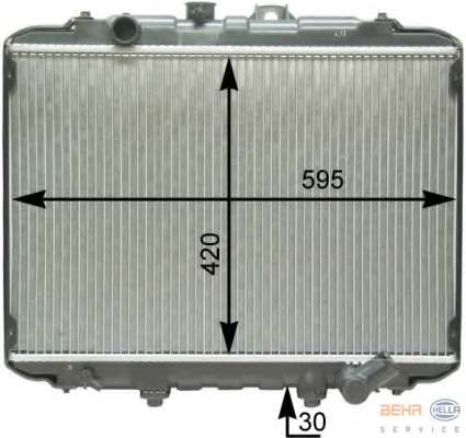 Радиатор, охлаждение двигателя