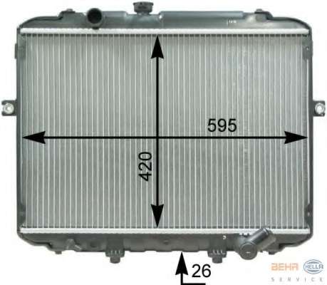 Радиатор, охлаждение двигателя