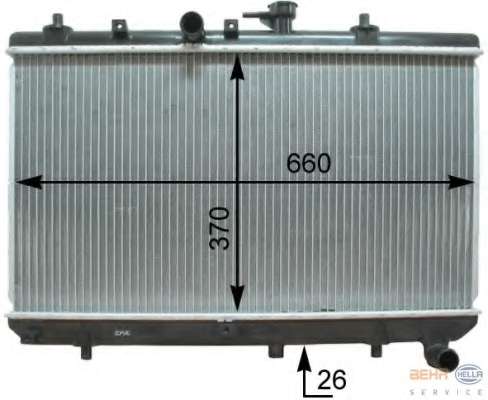 Радиатор, охлаждение двигателя