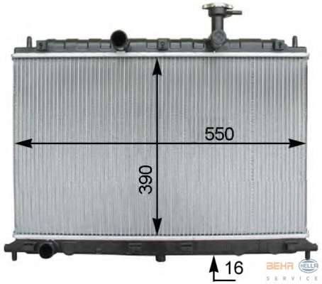 Радиатор, охлаждение двигателя