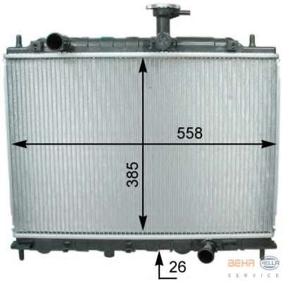 Радиатор, охлаждение двигателя