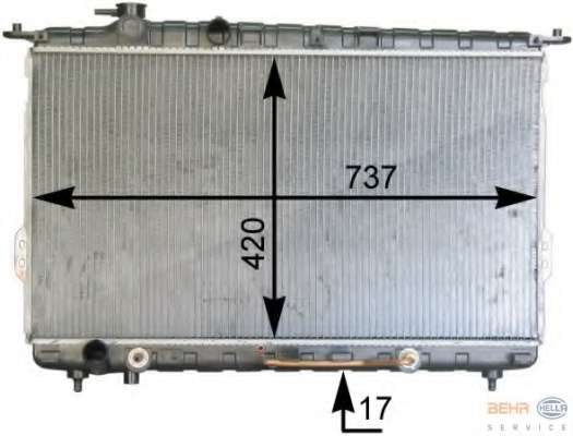 Радиатор, охлаждение двигателя