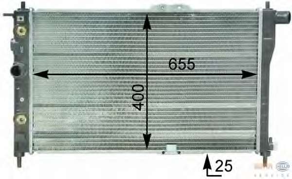 Радиатор, охлаждение двигателя
