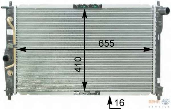 Радиатор, охлаждение двигателя
