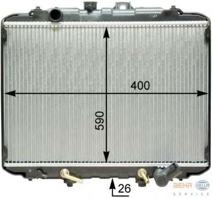 Радиатор, охлаждение двигателя