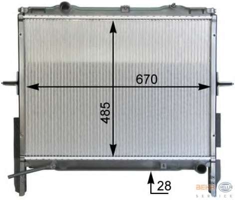 Радиатор, охлаждение двигателя