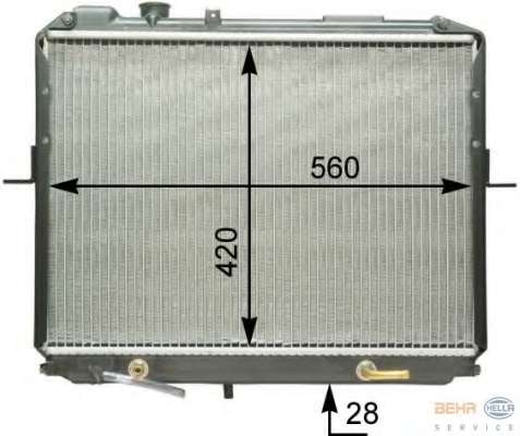 Радиатор, охлаждение двигателя