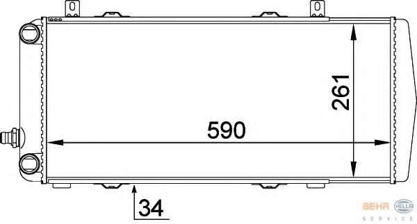 Радиатор, охлаждение двигателя