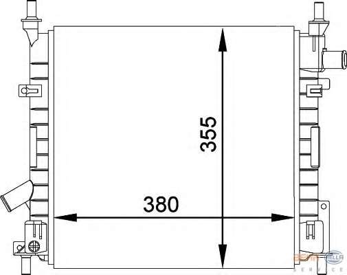 Радиатор, охлаждение двигателя