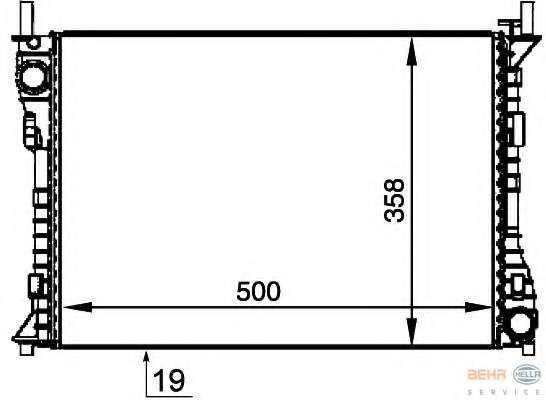 Радиатор, охлаждение двигателя