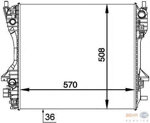 Радиатор, охлаждение двигателя
