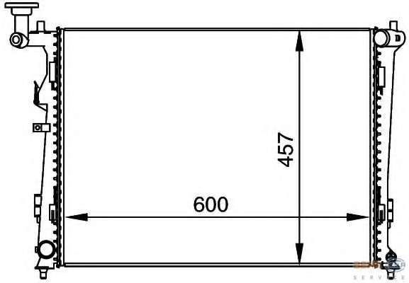 Радиатор, охлаждение двигателя