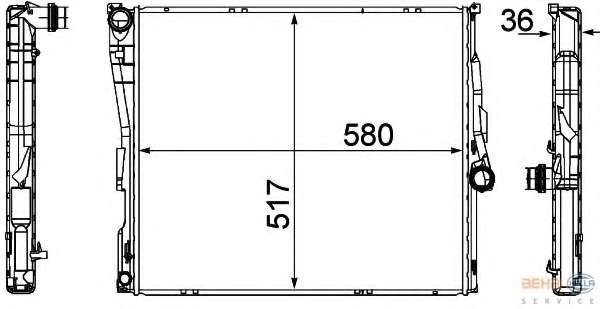 Радиатор, охлаждение двигателя
