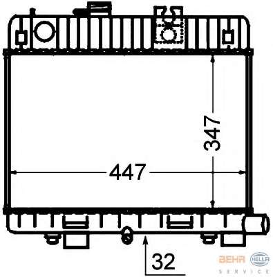Радиатор, охлаждение двигателя