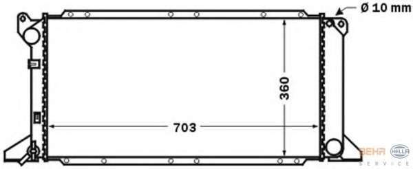 Радиатор, охлаждение двигателя