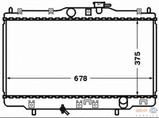 Радиатор, охлаждение двигателя