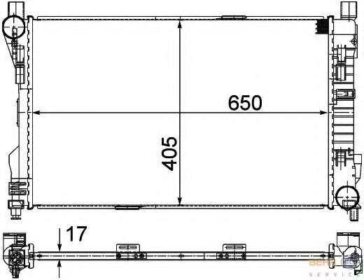 Радиатор, охлаждение двигателя