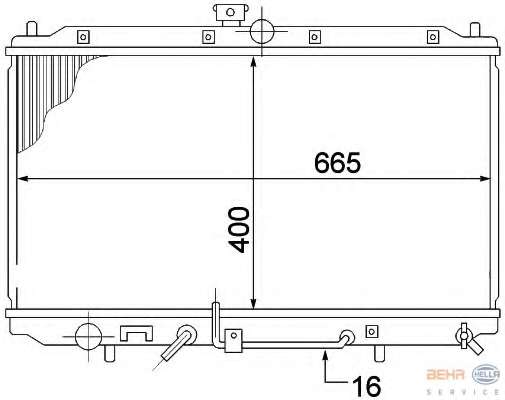 Радиатор, охлаждение двигателя