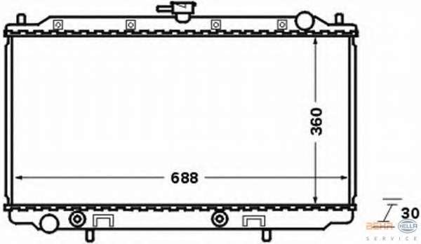 Радиатор, охлаждение двигателя
