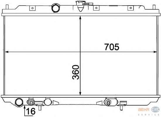 Радиатор, охлаждение двигателя