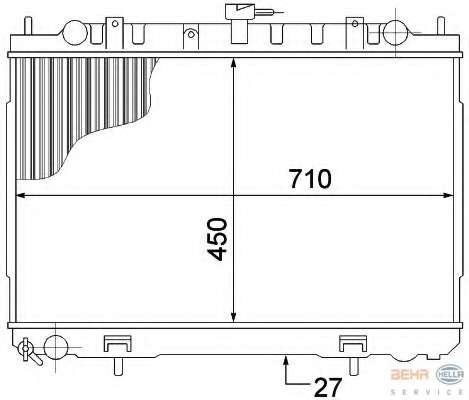 Радиатор, охлаждение двигателя