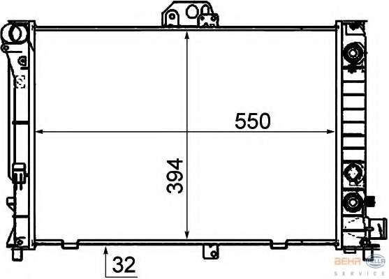 Радиатор, охлаждение двигателя