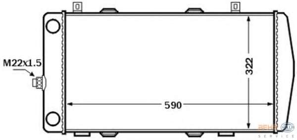 Радиатор, охлаждение двигателя