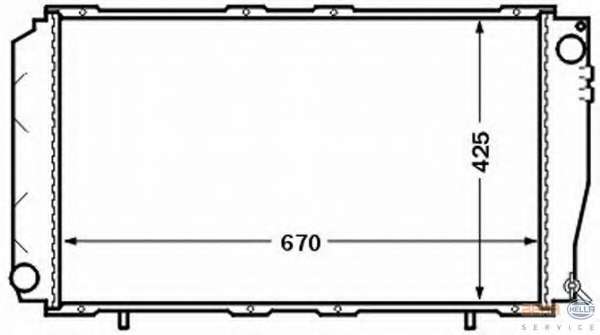 Радиатор, охлаждение двигателя