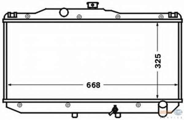 Радиатор, охлаждение двигателя