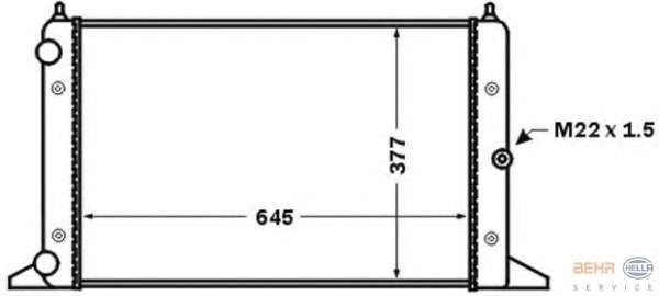 Радиатор, охлаждение двигателя
