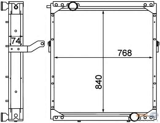 Радиатор, охлаждение двигателя