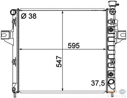Радиатор, охлаждение двигателя