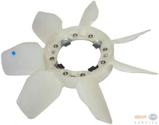 Крыльчатка вентилятора, охлаждение двигателя