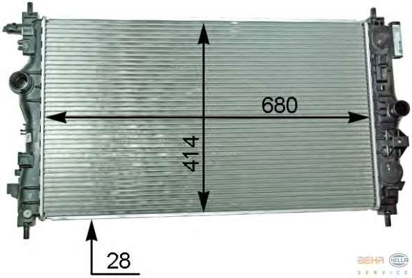 Радиатор, охлаждение двигателя