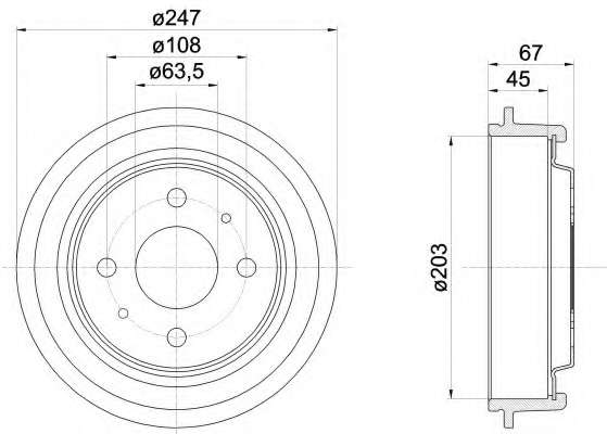 Тормозной барабан